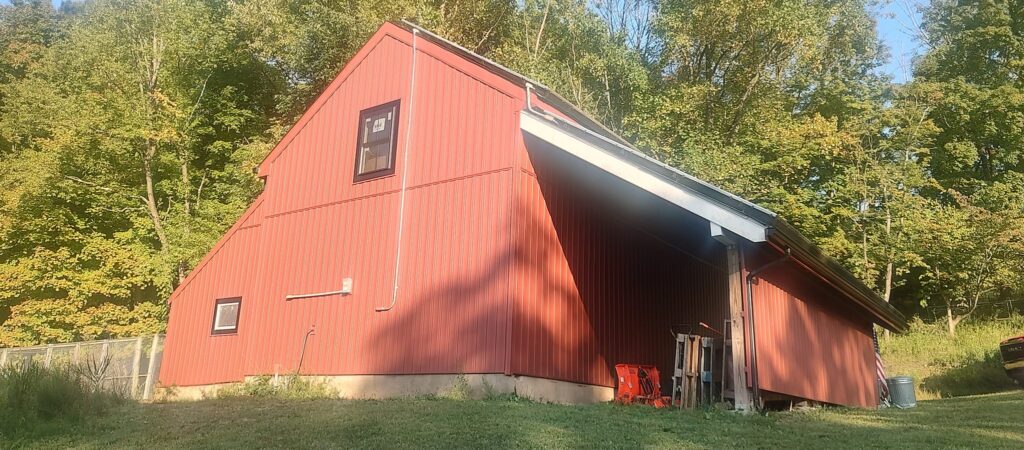KPI red siding Metal and aluminum siding offers long-lasting protection.