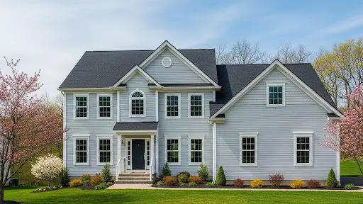 Completed roof and exterior renovation by KPI Jr Exteriors on a Chester County home